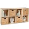 Best Choice Products 8-Cube Bookshelf, 13.5in Display Storage System, Organizer w/ Removable Back Panels